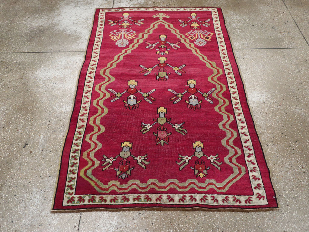 Antique Turkish Ghiordes Rug, No.16110 - Gss