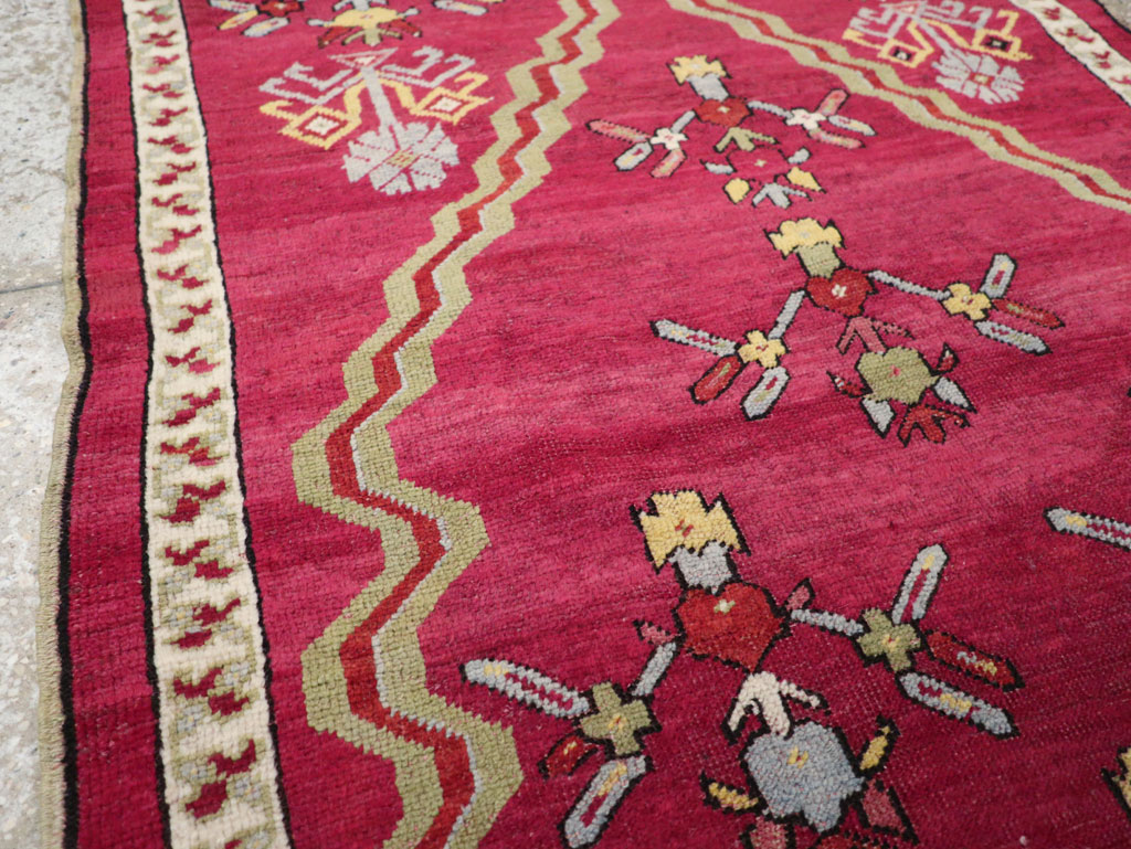 Antique Turkish Ghiordes Rug, No.16110 - Gss