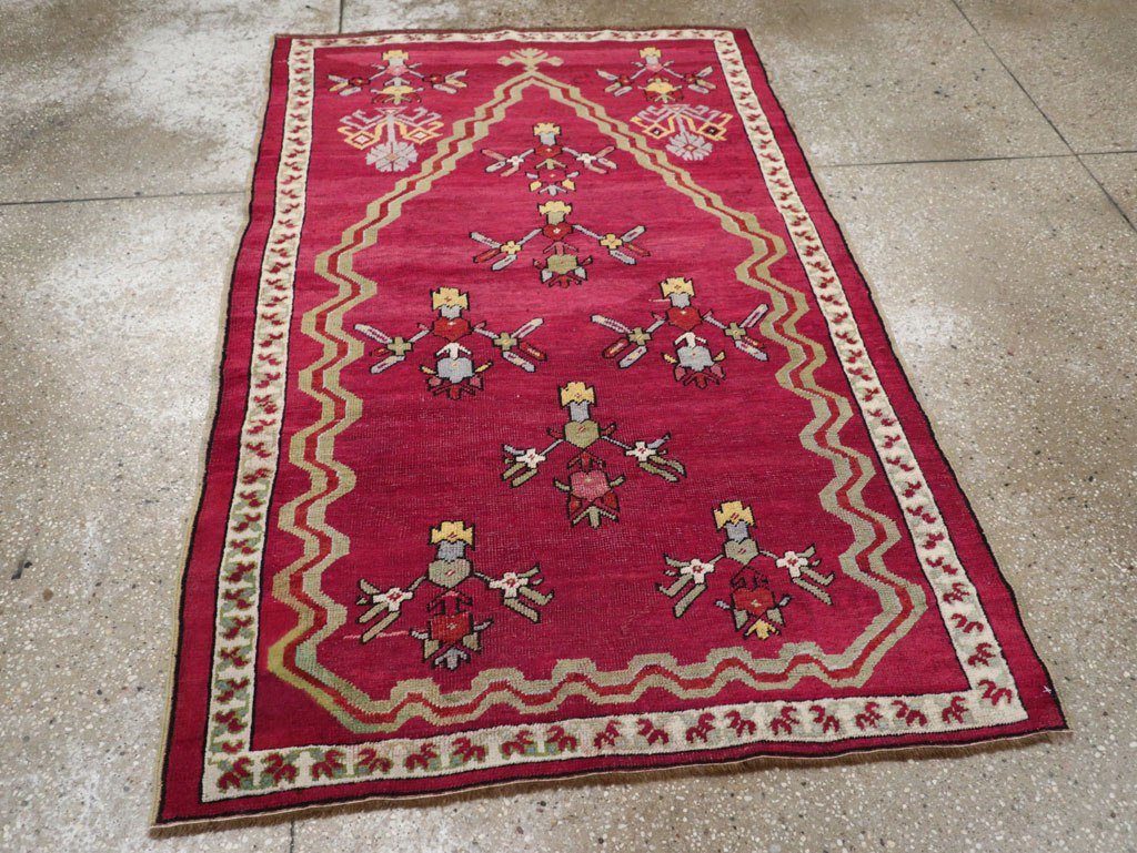 Antique Turkish Ghiordes Rug, No.16110 - Gss