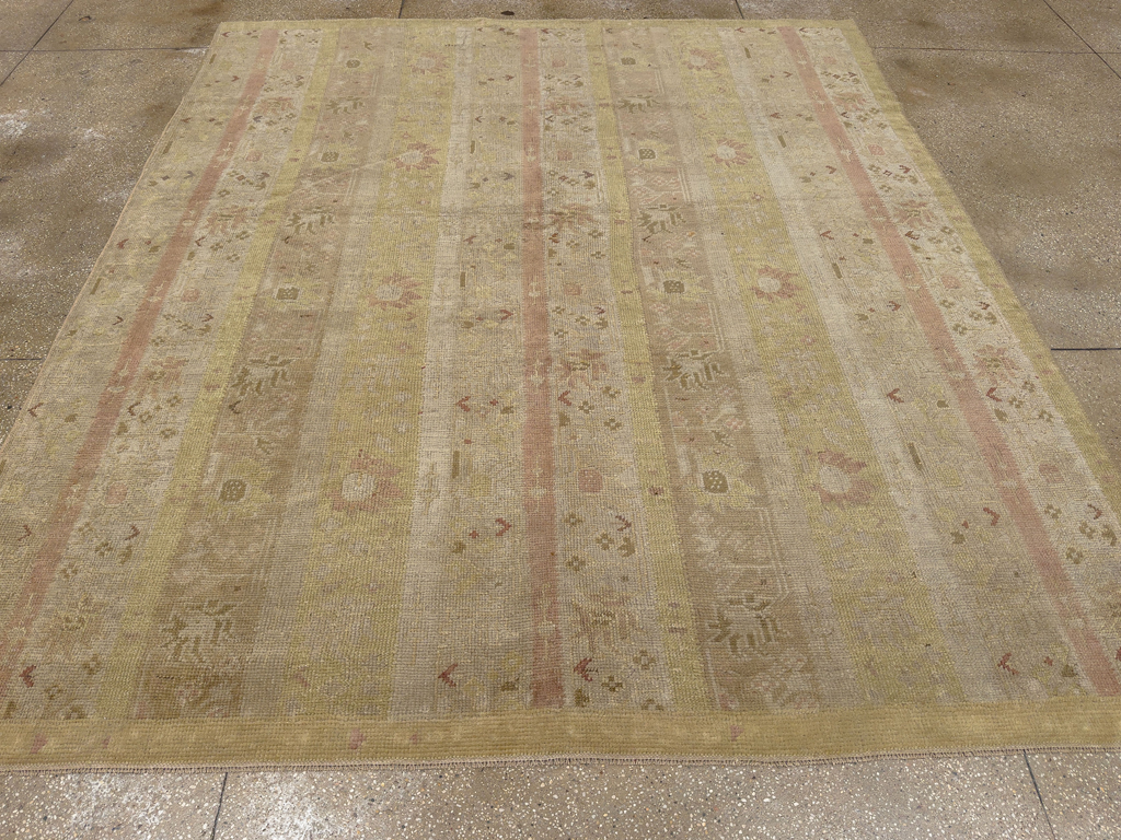 Antique Turkish Ghiordes Room Size Carpet, No.16114 - Gss