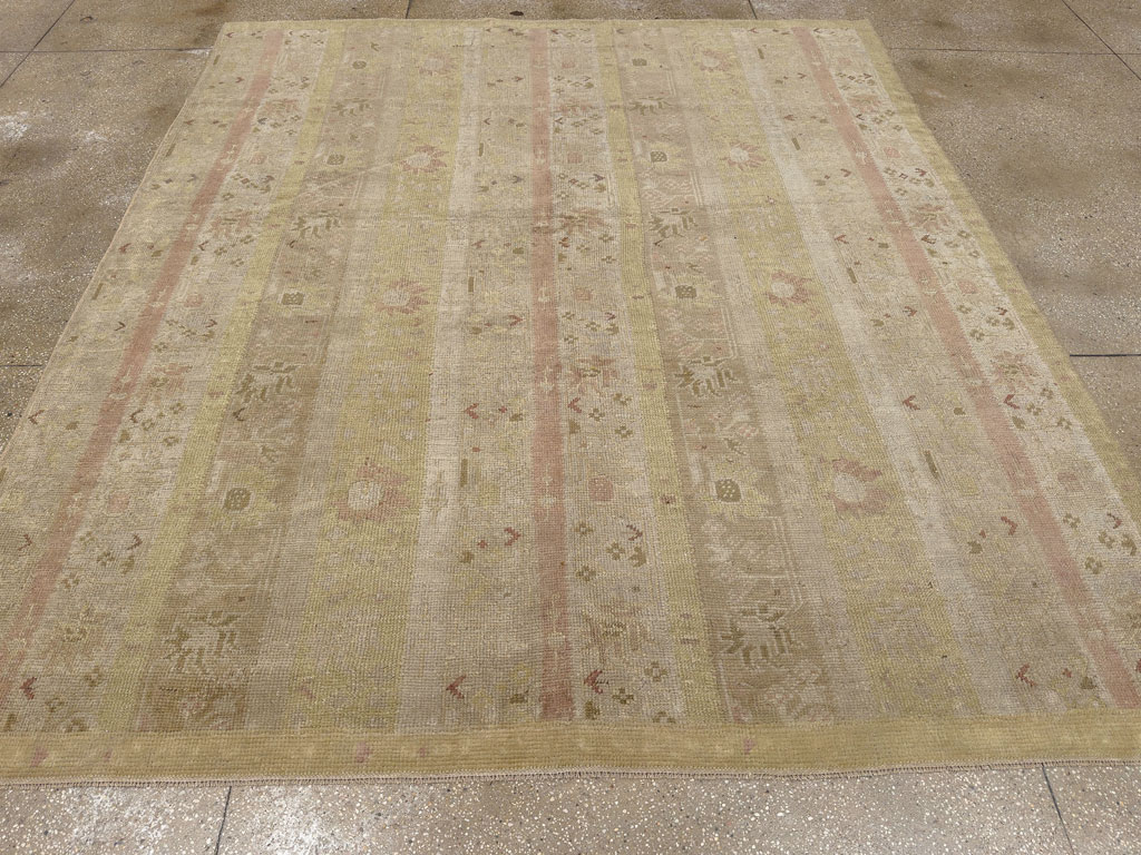 Antique Turkish Ghiordes Room Size Carpet, No.16114 - Gss