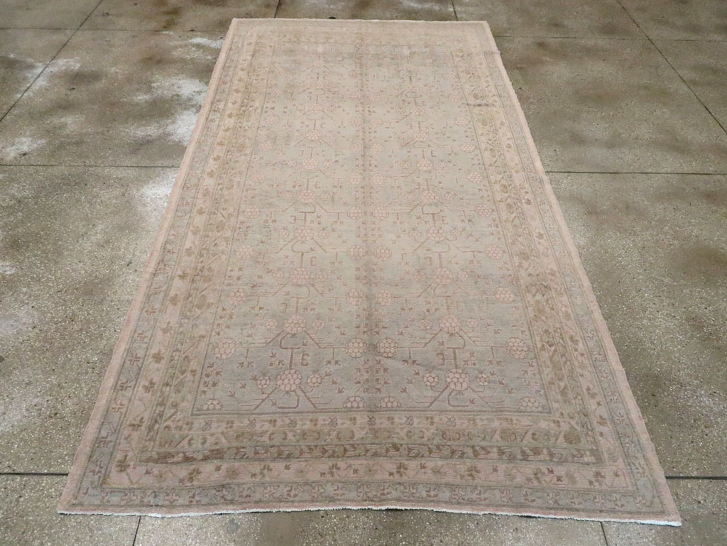 Antique East Turkestan Khotan Carpet, No.16115 - Gss
