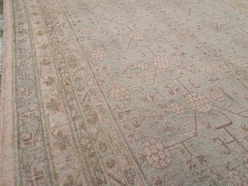 Antique East Turkestan Khotan Carpet, No.16115 - Gss