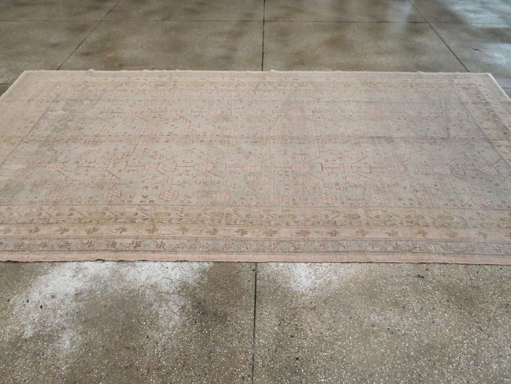 Antique East Turkestan Khotan Carpet, No.16115 - Gss