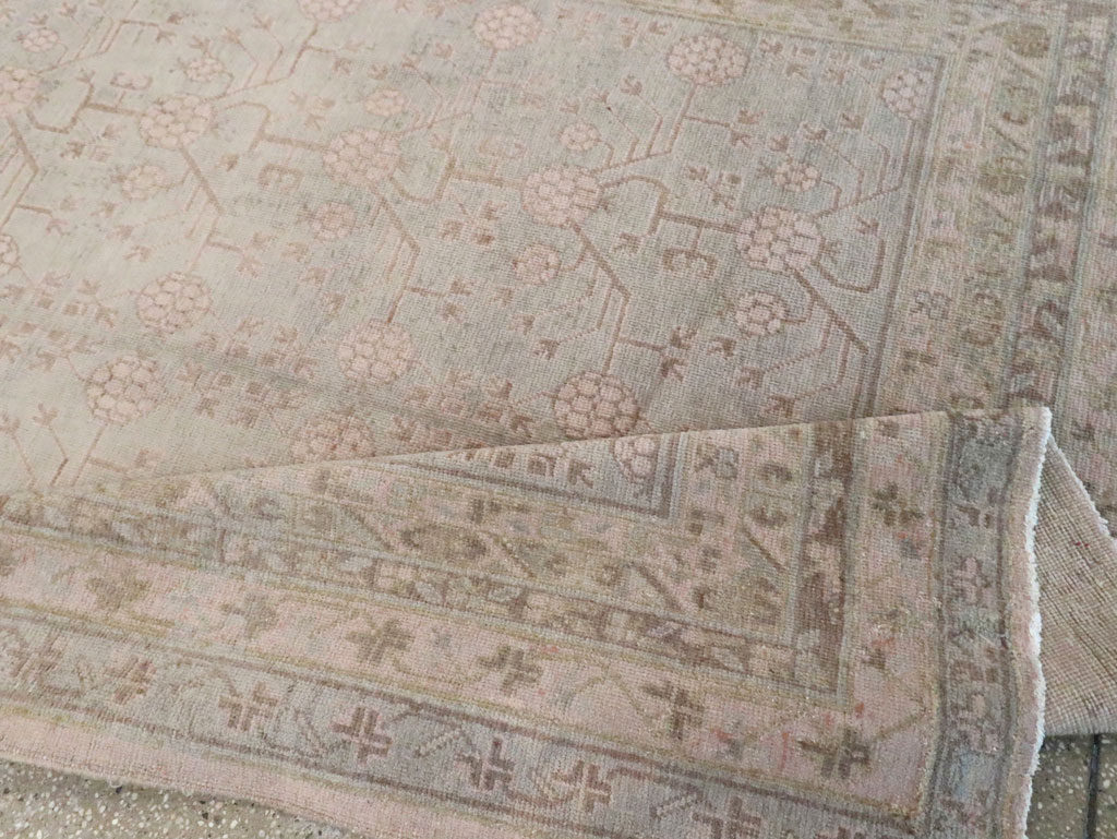 Antique East Turkestan Khotan Carpet, No.16115 - Gss