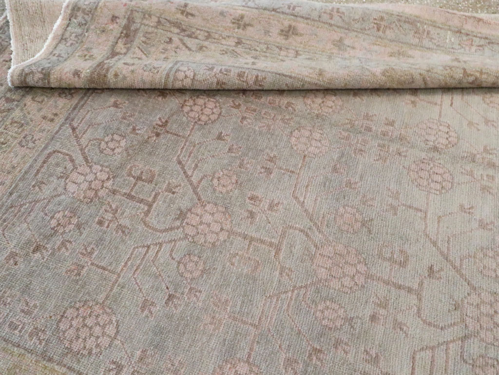 Antique East Turkestan Khotan Carpet, No.16115 - Gss