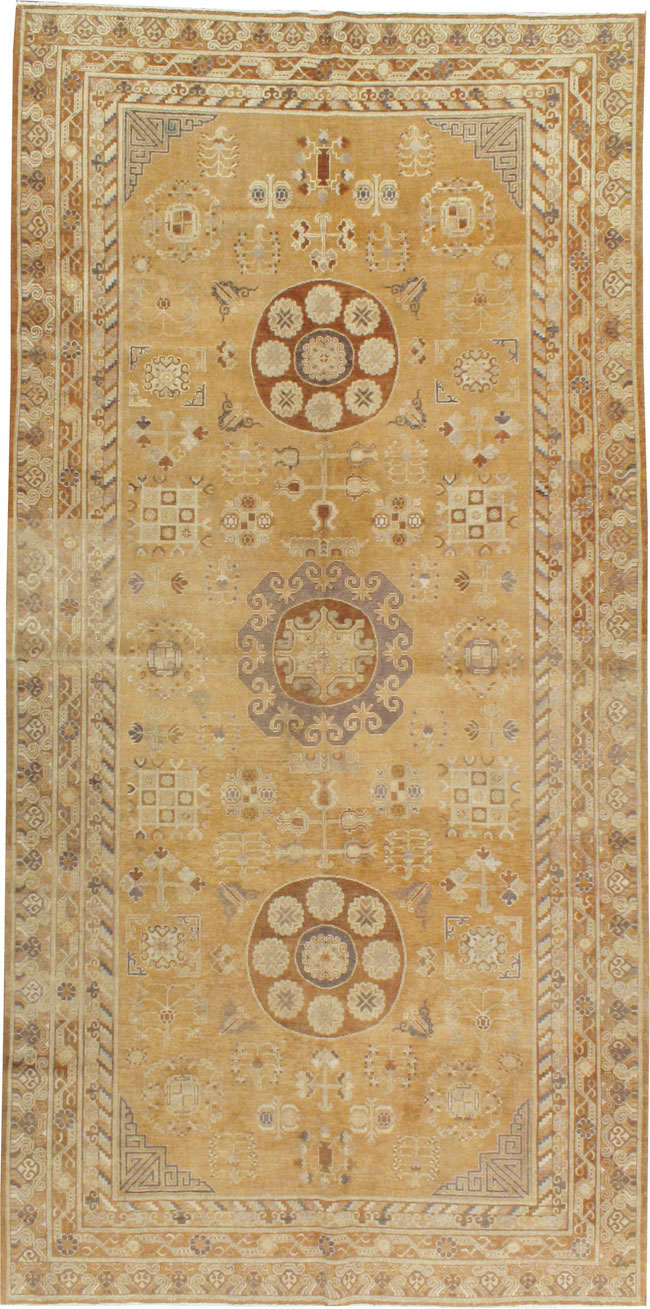 Antique East Turkest Khotan Carpet, No.16118 - Gss