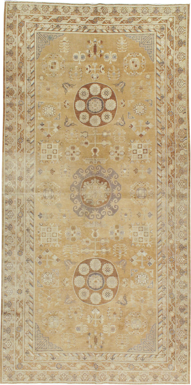 Antique East Turkest Khotan Carpet, No.16118 - Gss