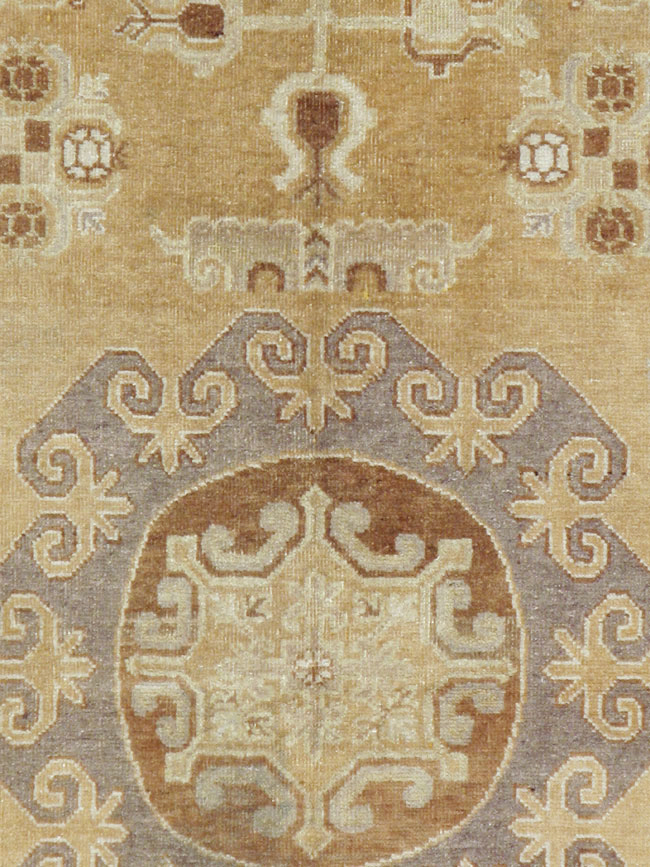 Antique East Turkest Khotan Carpet, No.16118 - Gss