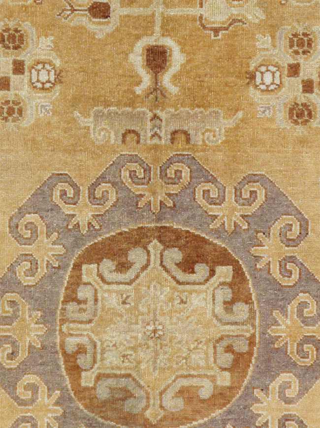 Antique East Turkest Khotan Carpet, No.16118 - Gss