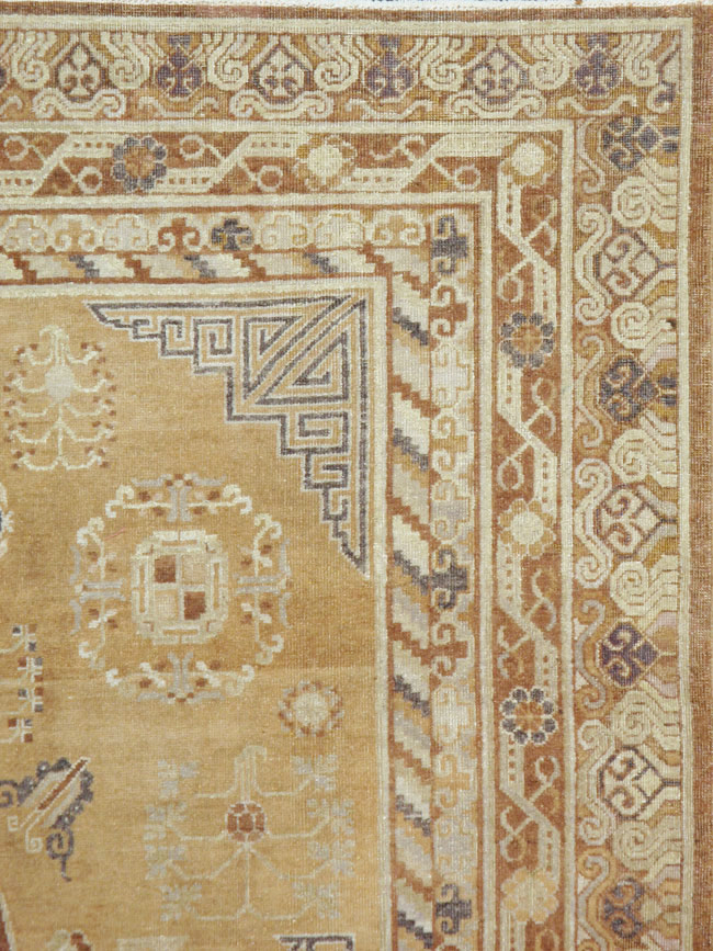 Antique East Turkest Khotan Carpet, No.16118 - Gss