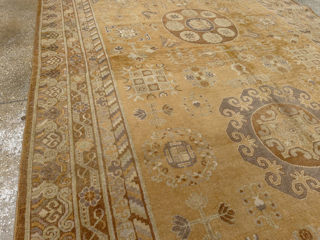 Antique East Turkest Khotan Carpet, No.16118 - Gss