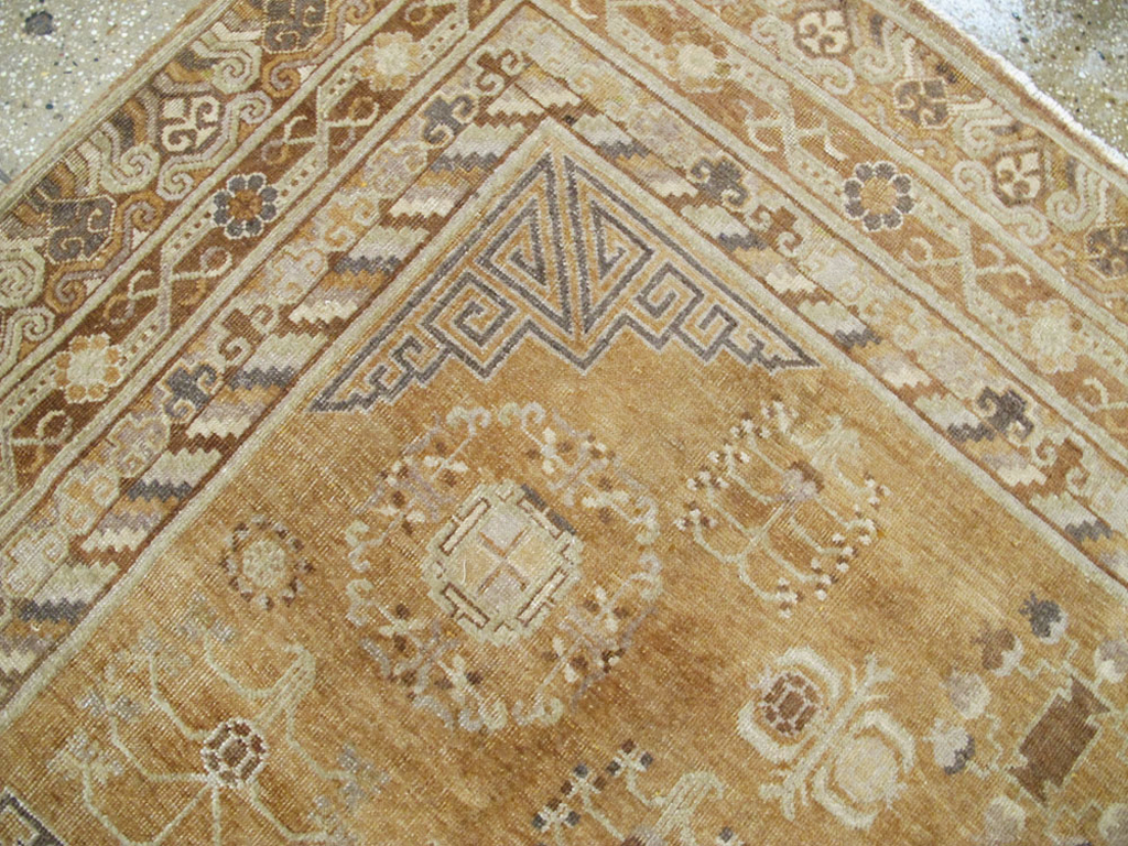 Antique East Turkest Khotan Carpet, No.16118 - Gss