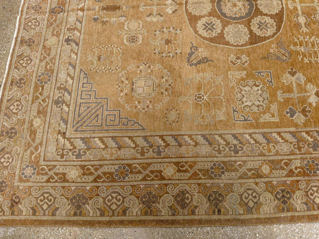 Antique East Turkest Khotan Carpet, No.16118 - Gss