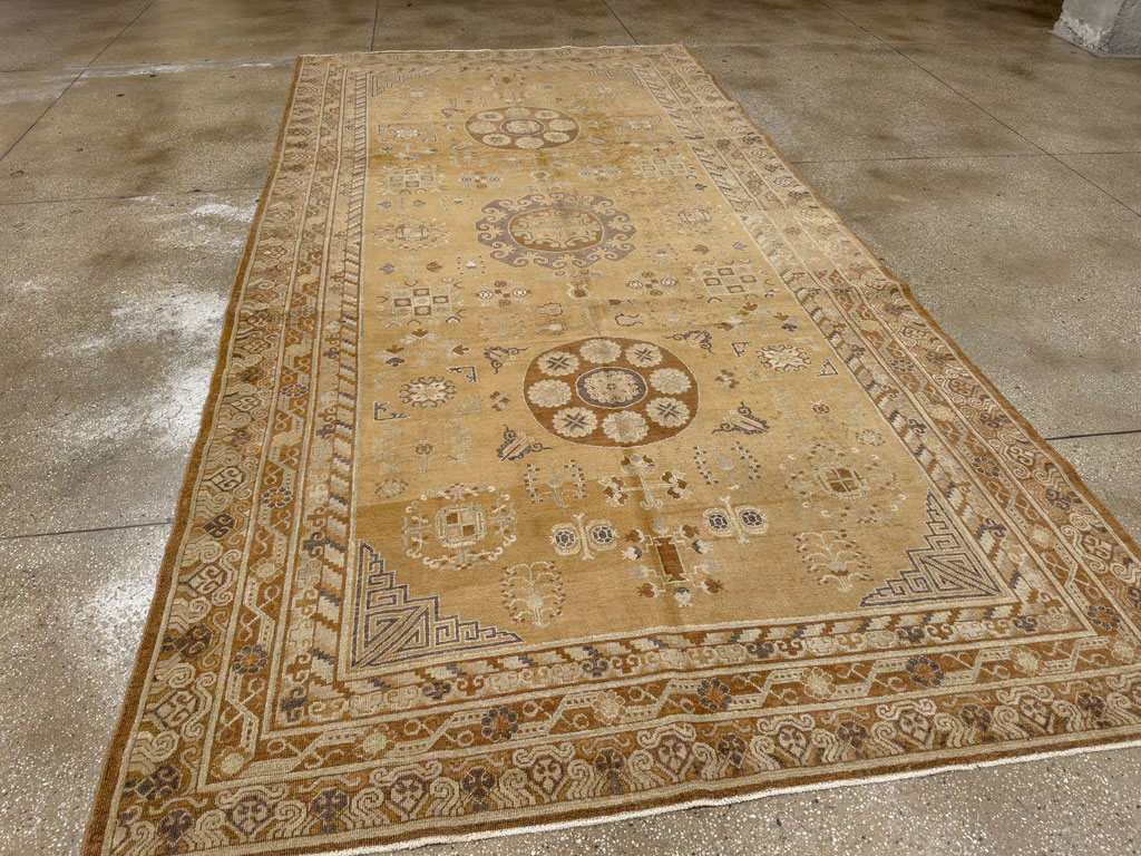 Antique East Turkest Khotan Carpet, No.16118 - Gss