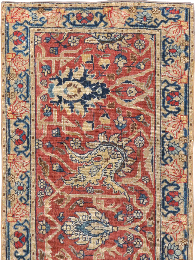 Antique Persian Tabriz Runner, No.16122 - Gss
