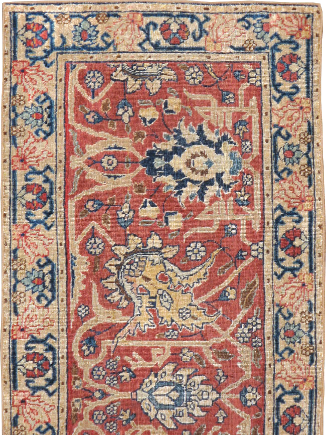 Antique Persian Tabriz Runner, No.16122 - Gss