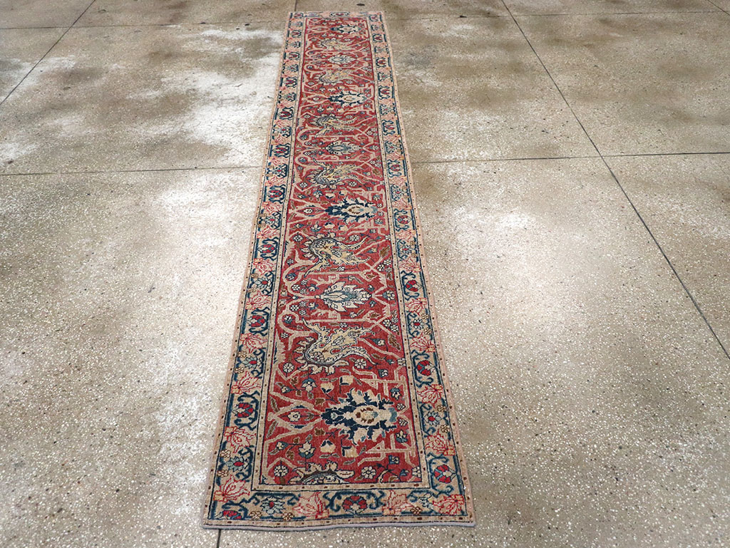 Antique Persian Tabriz Runner, No.16122 - Gss