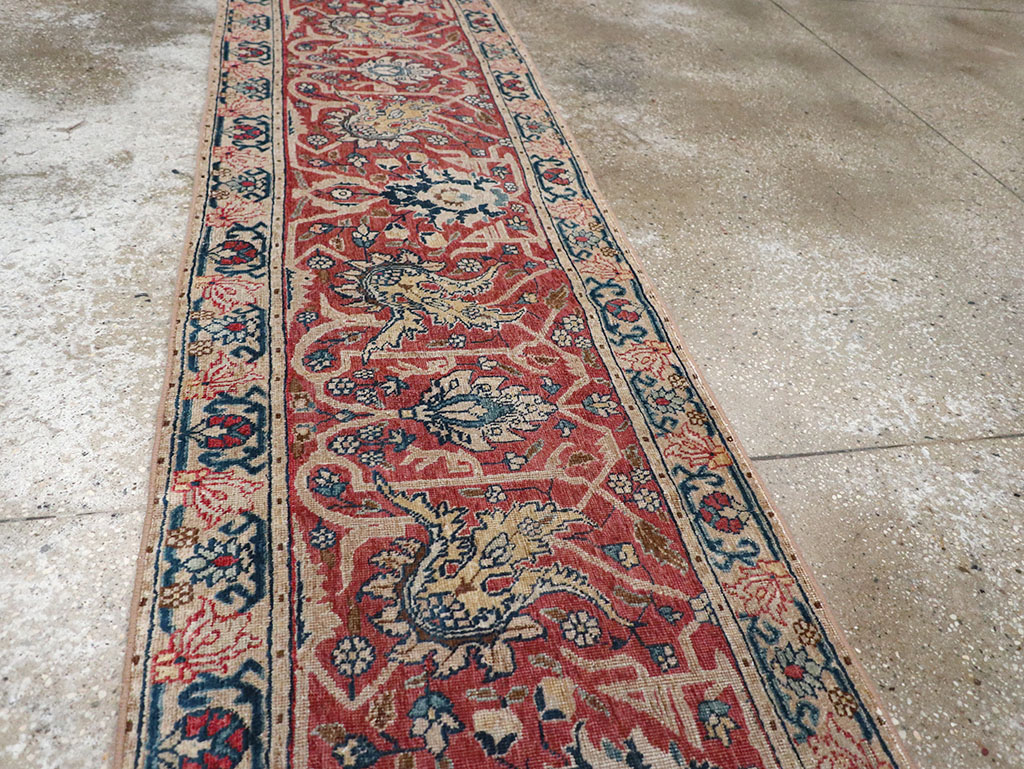 Antique Persian Tabriz Runner, No.16122 - Gss