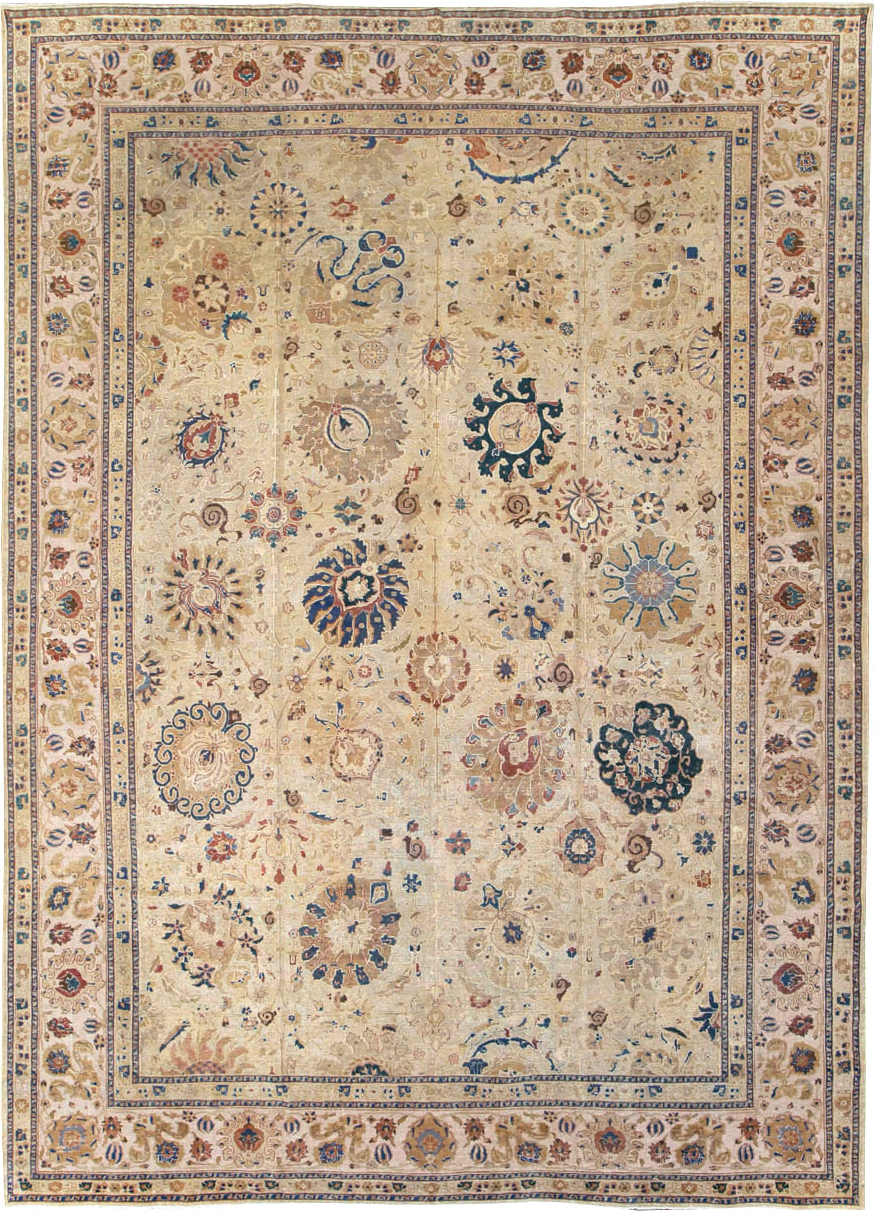 Antique Persian Tabriz Carpet, No.16127 - Gss