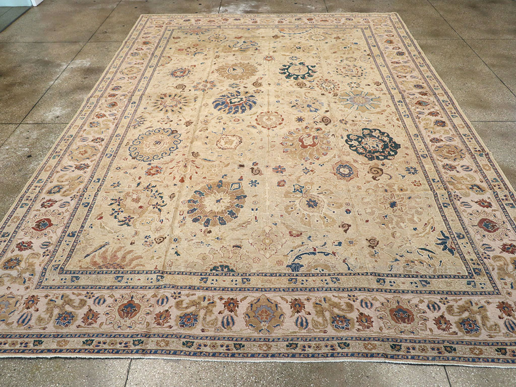 Antique Persian Tabriz Carpet, No.16127 - Gss