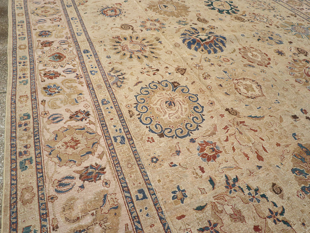 Antique Persian Tabriz Carpet, No.16127 - Gss