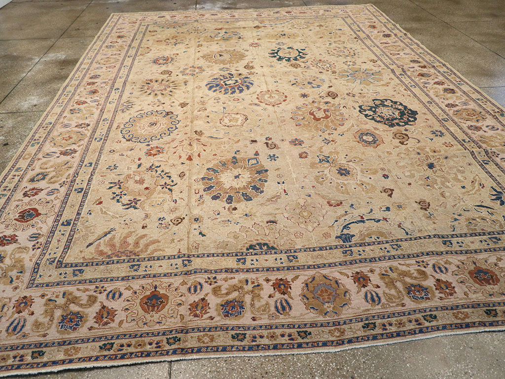 Antique Persian Tabriz Carpet, No.16127 - Gss
