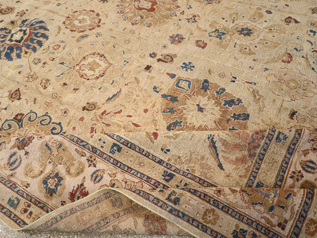 Antique Persian Tabriz Carpet, No.16127 - Gss