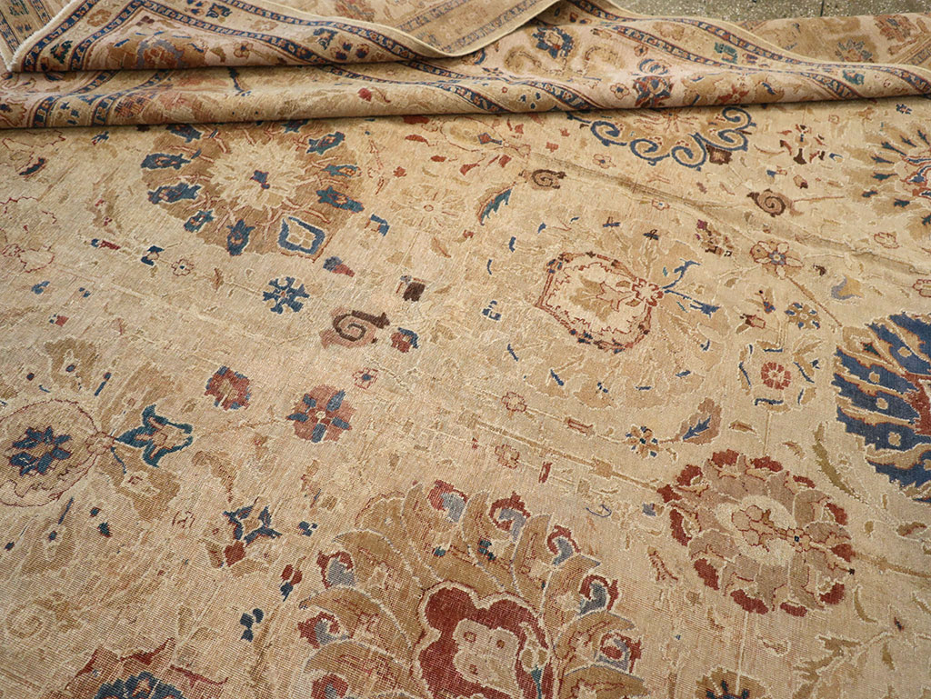 Antique Persian Tabriz Carpet, No.16127 - Gss