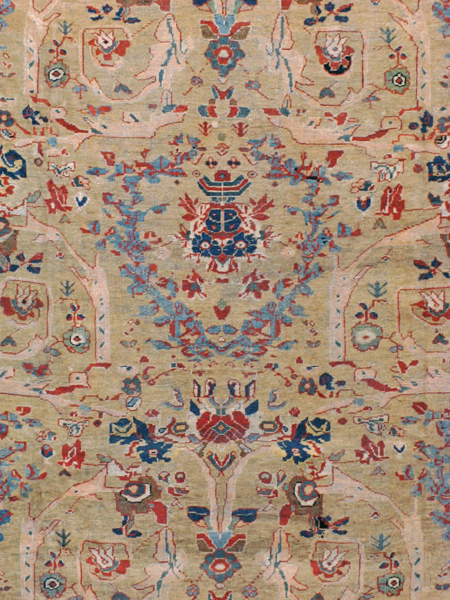Antique Persian Sultanabad Carpet, No.16130 - Gss
