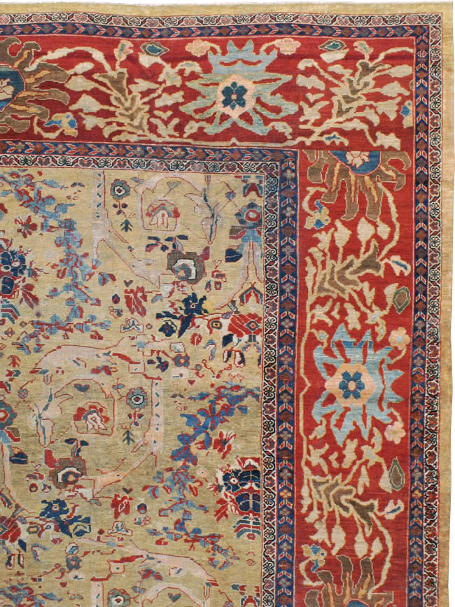 Antique Persian Sultanabad Carpet, No.16130 - Gss