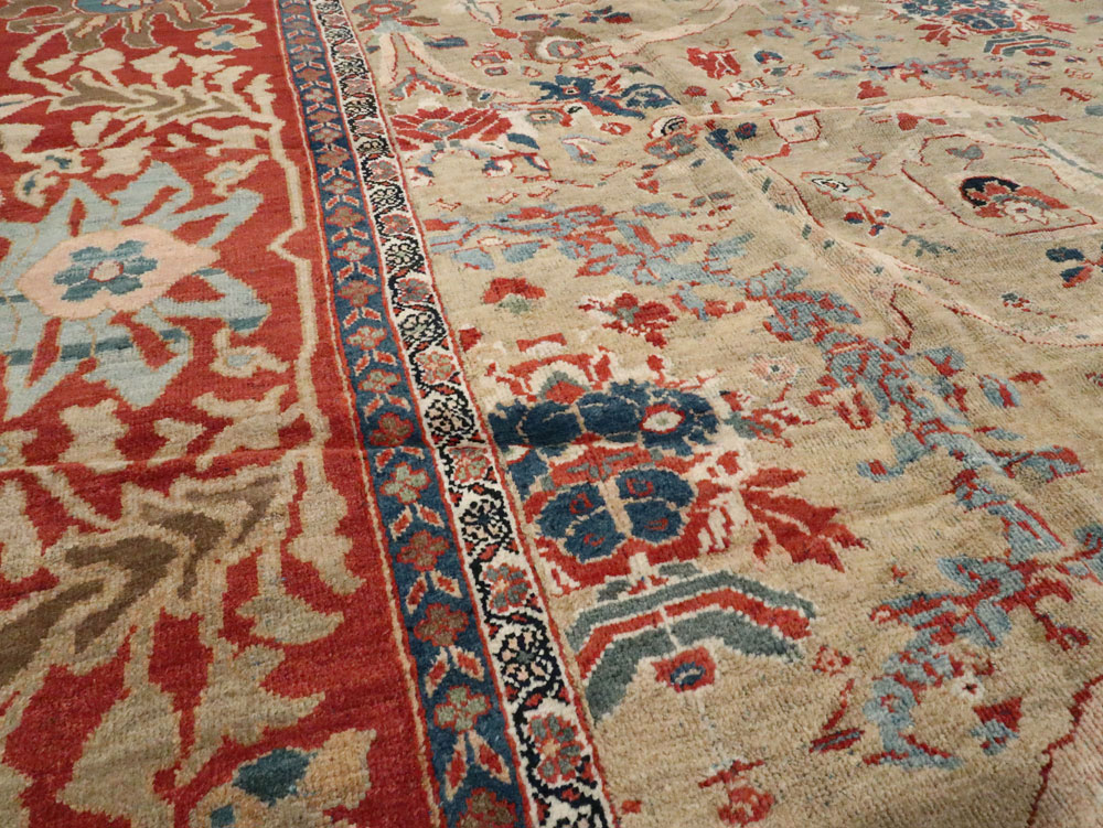 Antique Persian Sultanabad Carpet, No.16130 - Gss