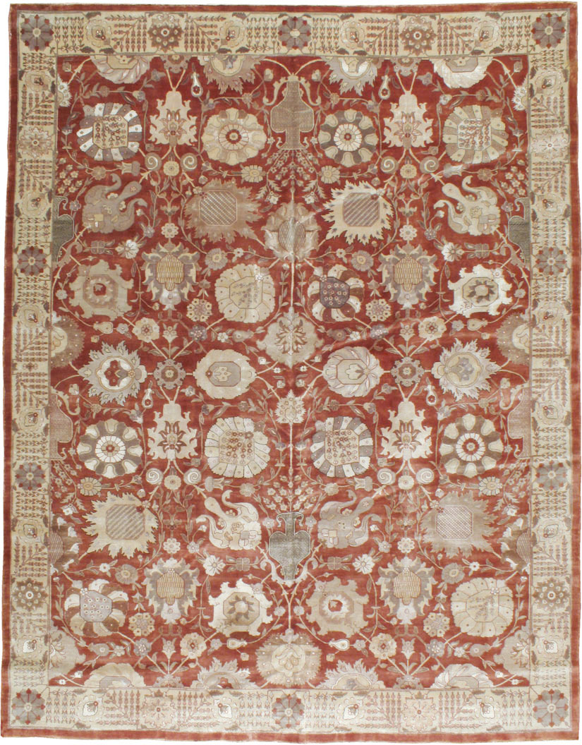 Vintage Persian Tabriz Carpet, No.16132 - Gss