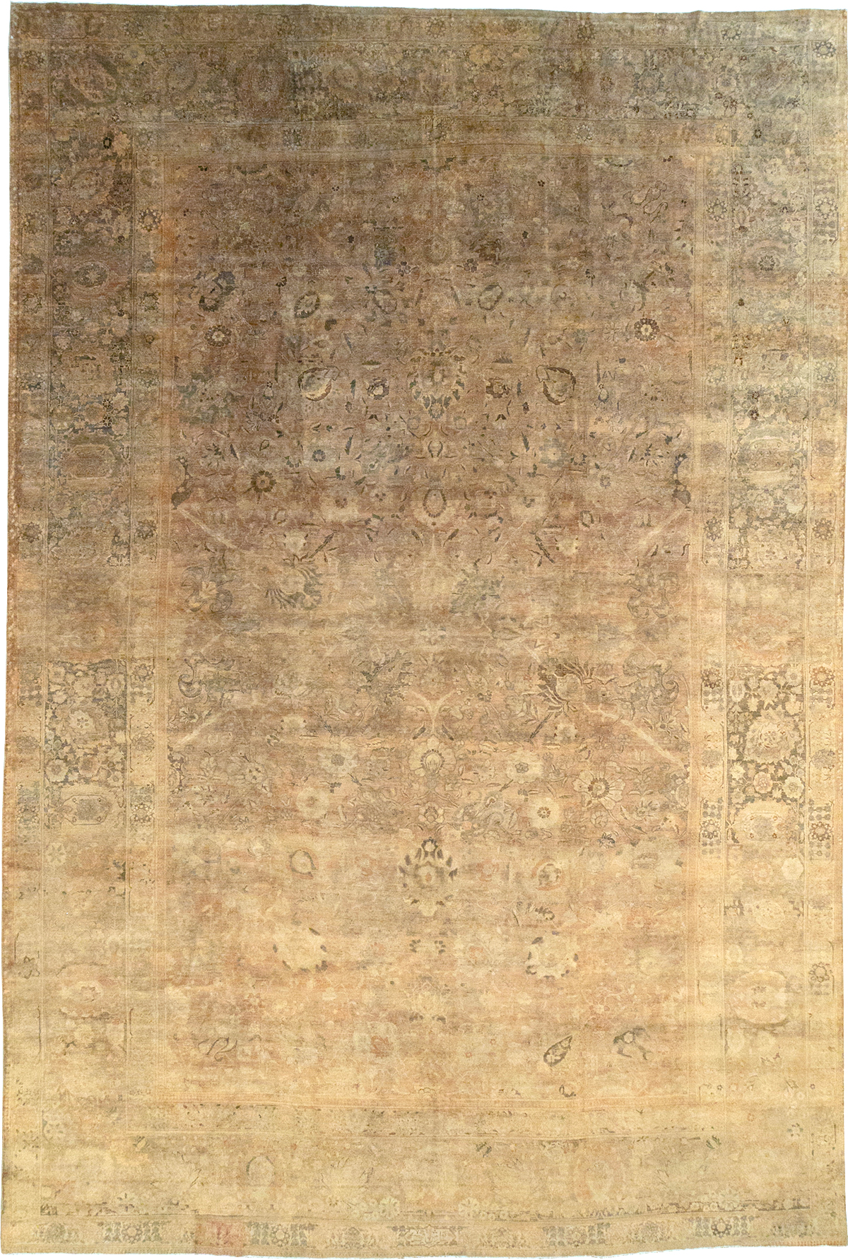 Antique Persian Tabriz Carpet, No.16134 - Gss