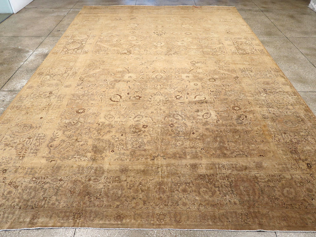 Antique Persian Tabriz Carpet, No.16134 - Gss