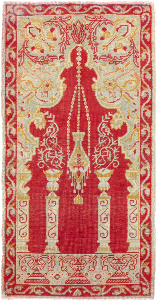 Antique Turkish Oushak Rug, No.16136 - Gss