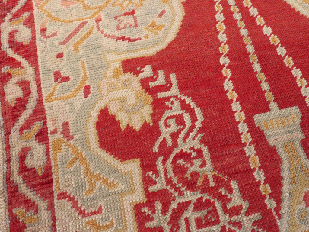 Antique Turkish Oushak Rug, No.16136 - Gss