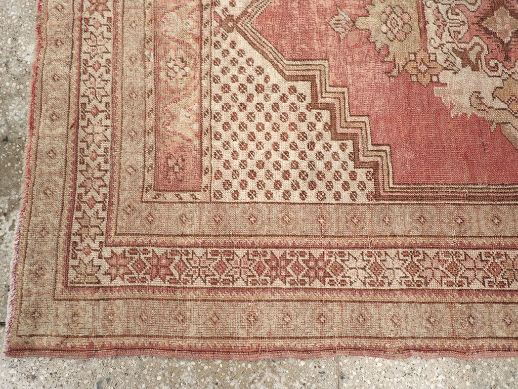 Antique Oushak Rug, No.16139 - Gss