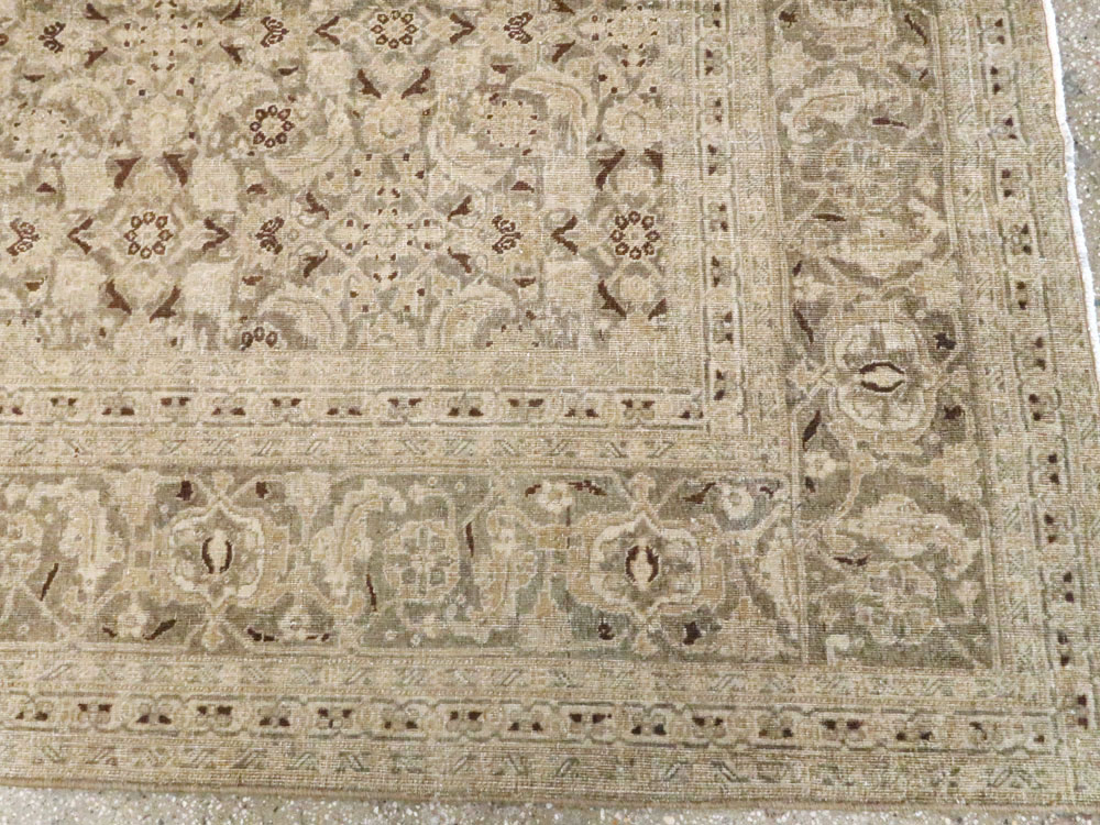 Antique Persian Tabriz Carpet, No.16194 - Gss