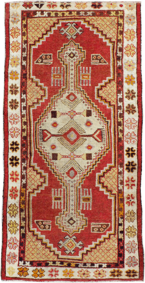 Vintage Turkish Oushak Rug, No.16196 - Gss