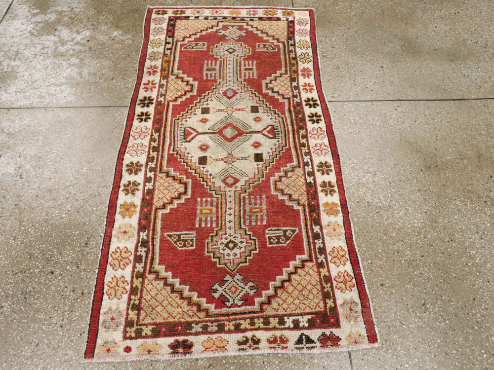 Vintage Turkish Oushak Rug, No.16196 - Gss