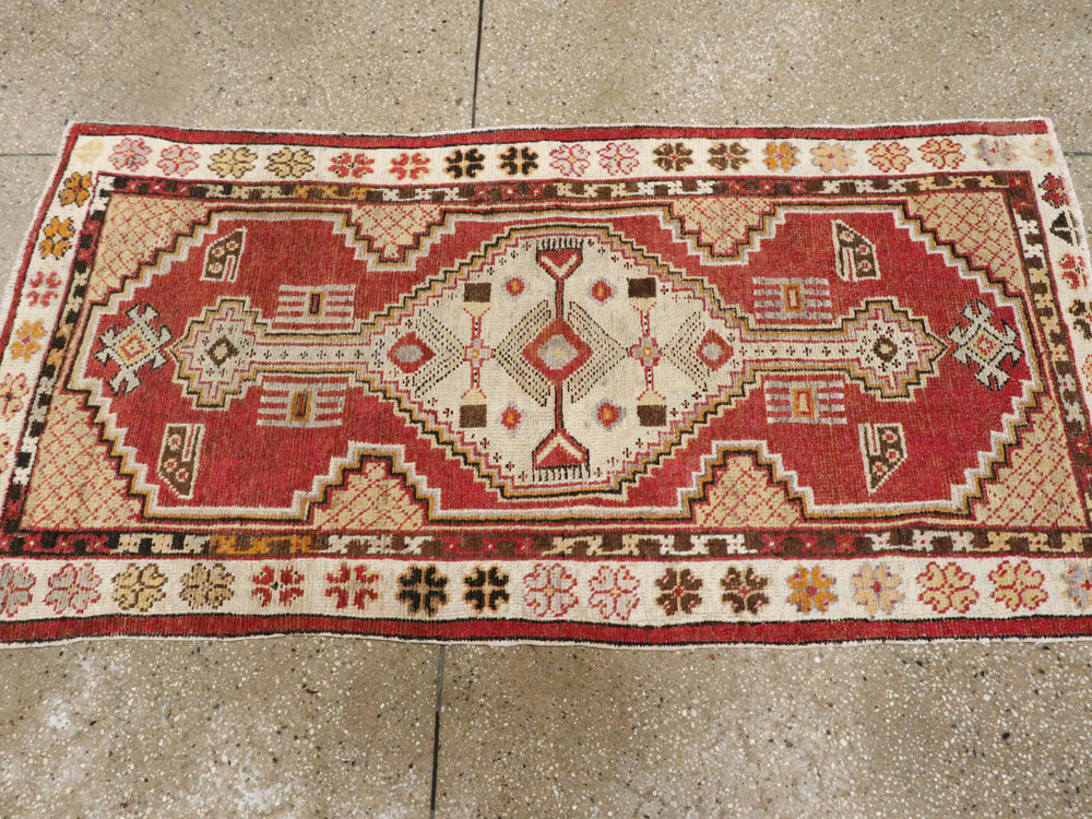 Vintage Turkish Oushak Rug, No.16196 - Gss
