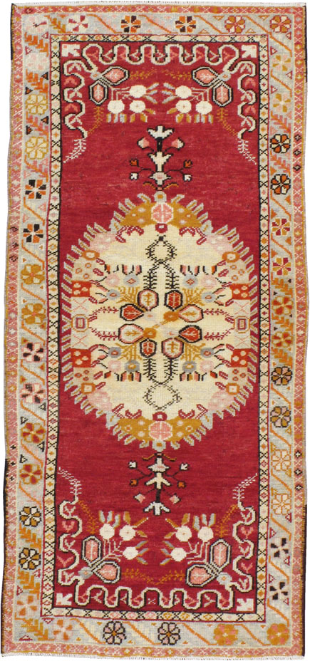 Vintage Turkish Oushak Rug, No.16198 - Gss