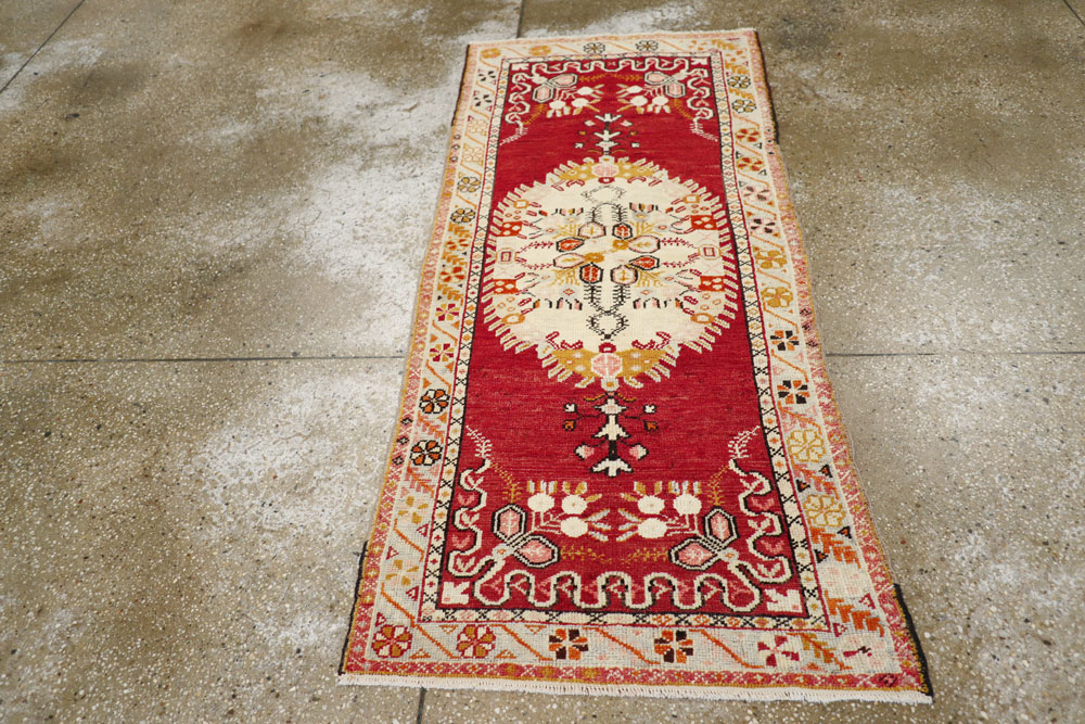 Vintage Turkish Oushak Rug, No.16198 - Gss