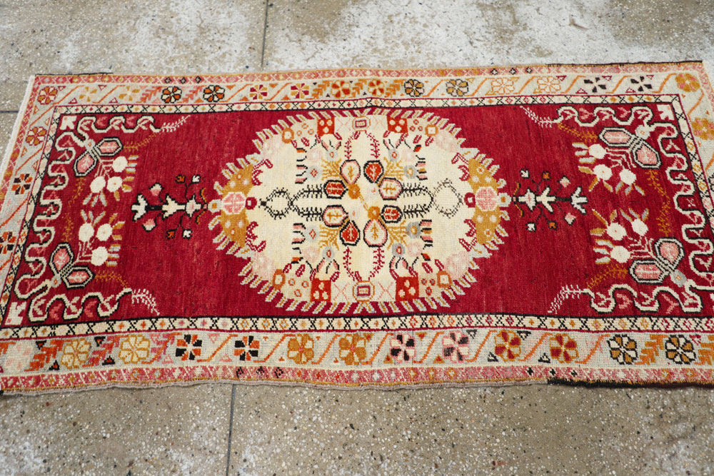 Vintage Turkish Oushak Rug, No.16198 - Gss