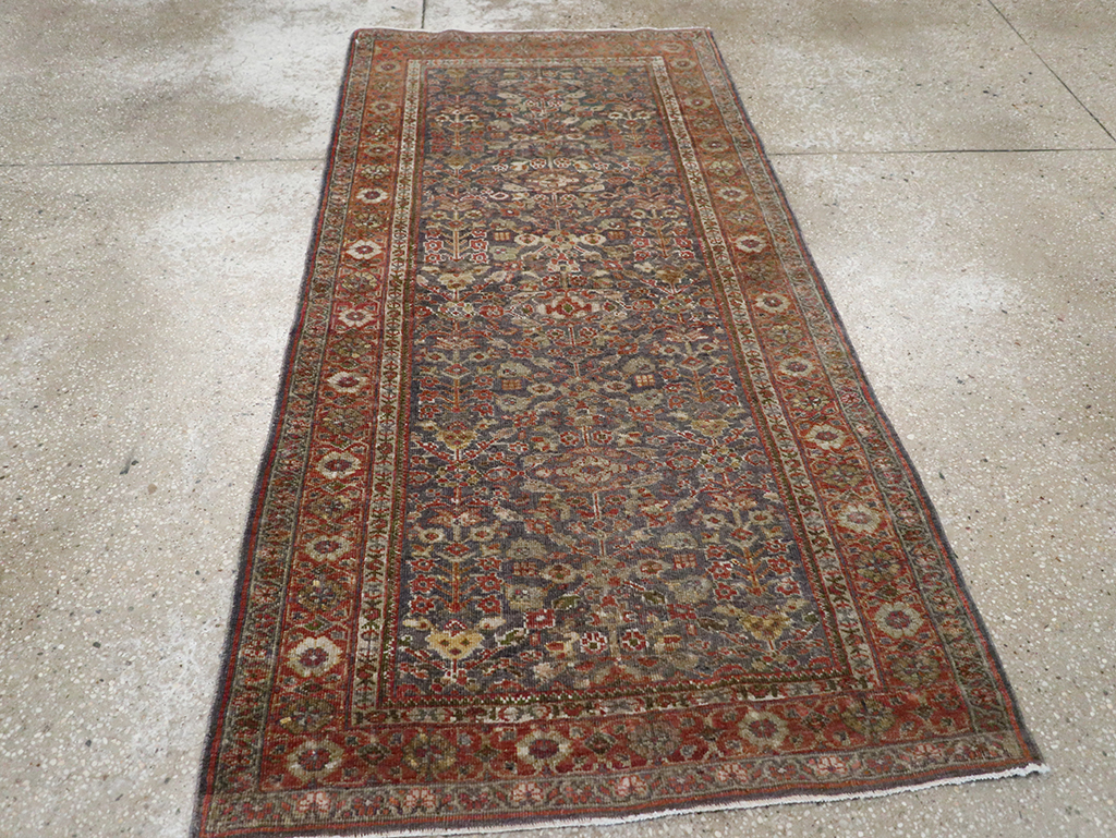 Antique Persian Mahal Rug, No.16199 - Gss