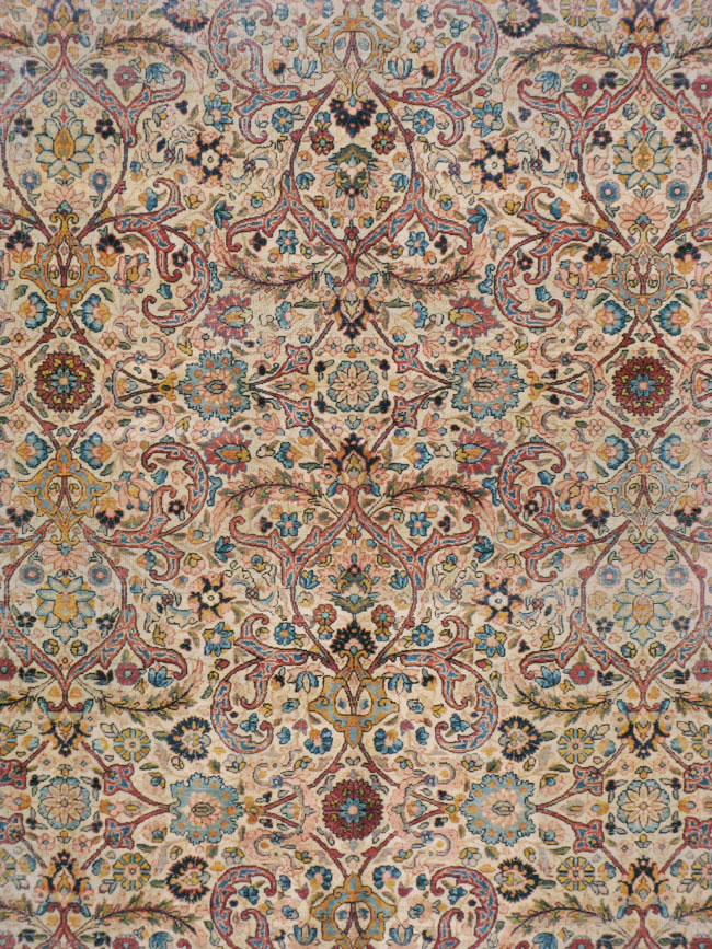 Antique Persian Lavar Kerman Rug, No.16260 - Gss