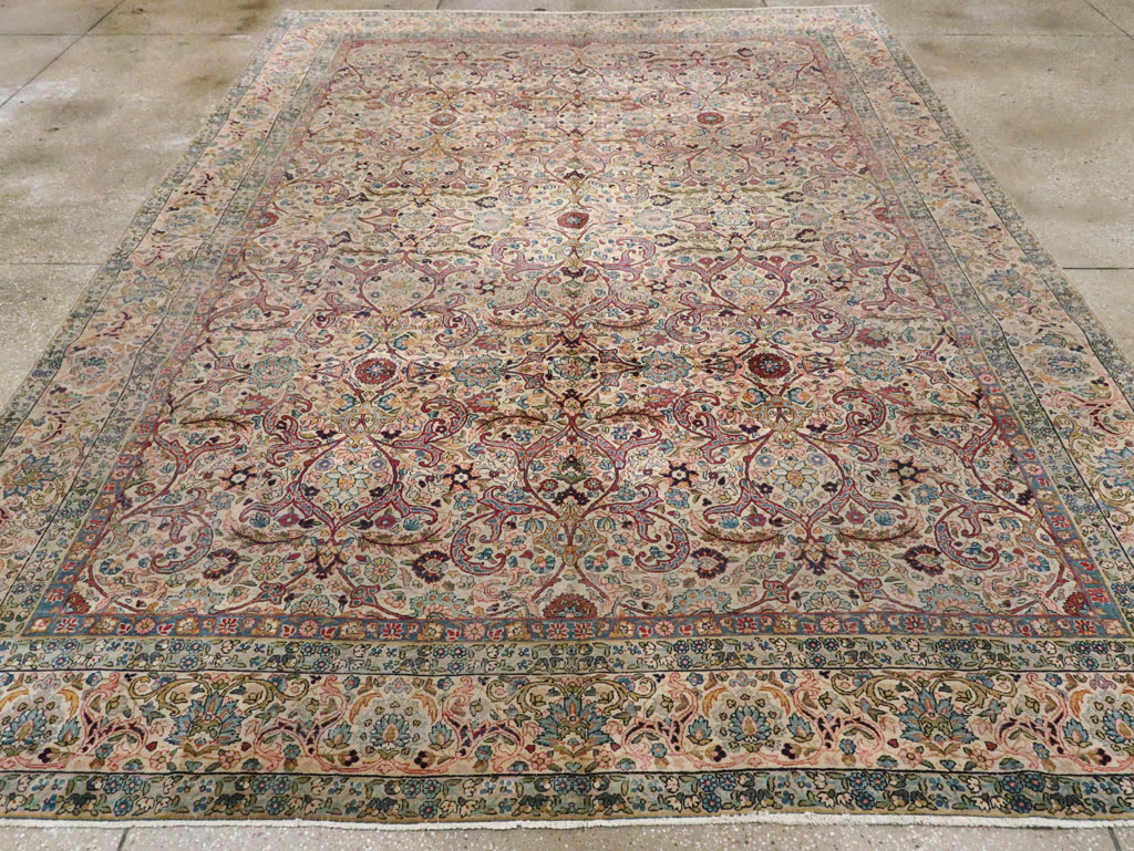 Antique Persian Lavar Kerman Rug, No.16260 - Gss