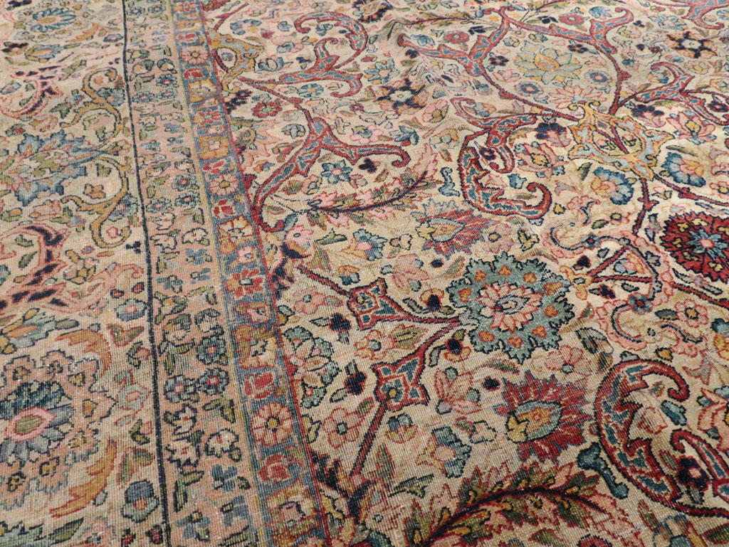 Antique Persian Lavar Kerman Rug, No.16260 - Gss
