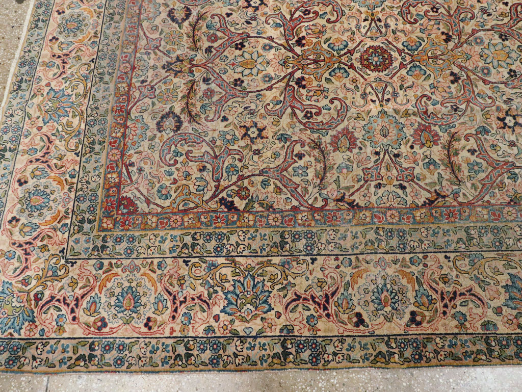 Antique Persian Lavar Kerman Rug, No.16260 - Gss
